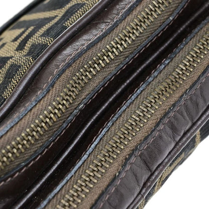 Fendi Shoulder Bag Zucca Pattern Brown 63ka298