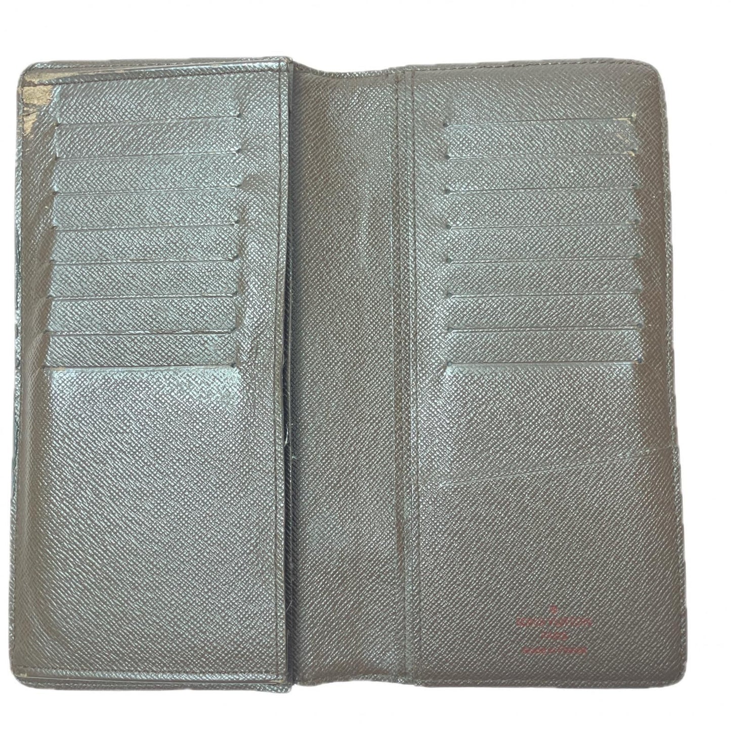 Louis Vuitton Men's Bifold Long Wallet Damier Portefeuille Long Coin Purse