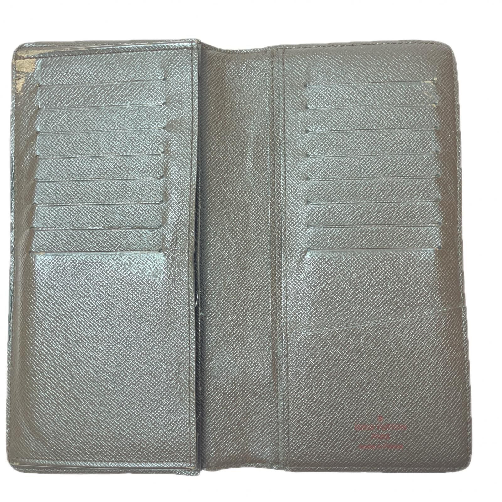 Louis Vuitton Men's Bifold Long Wallet Damier Portefeuille Long Coin Purse