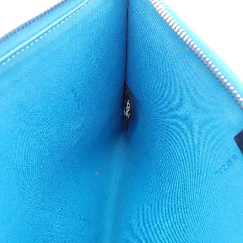 Fendi Bug's Eye Monster Clutch Bag Blue 64ka721