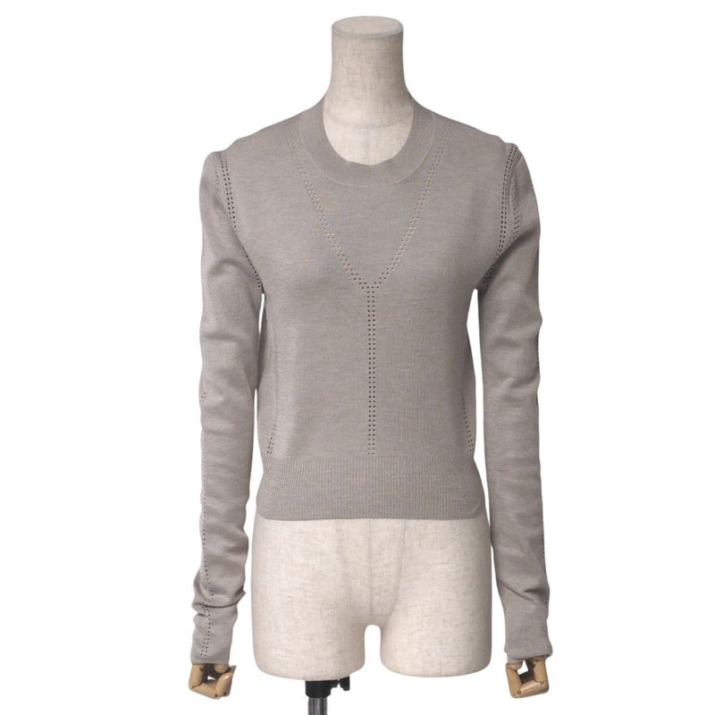 2022Bottega Veneta Bottega Veneta Knit Size XS Perforated Silk Knit Long