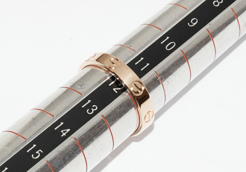 Cartier Rings 18K Pink Gold Love Ring Small Model Mini Love Ring Love Wedding