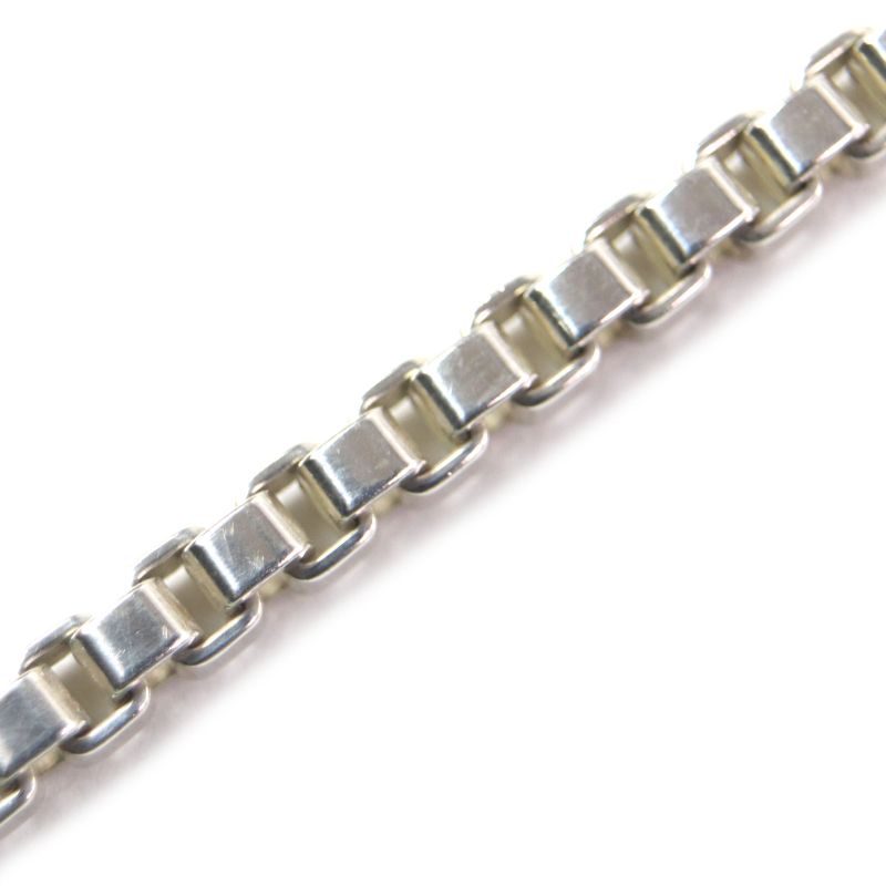  Tiffany & Co Venetian Chain Bracelet 925 Silver Weight 15.6g Men's Women's
