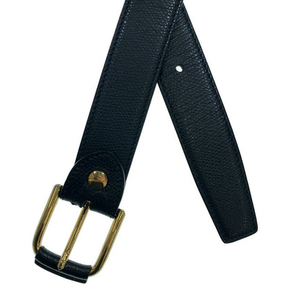Celine Leather Belt Black