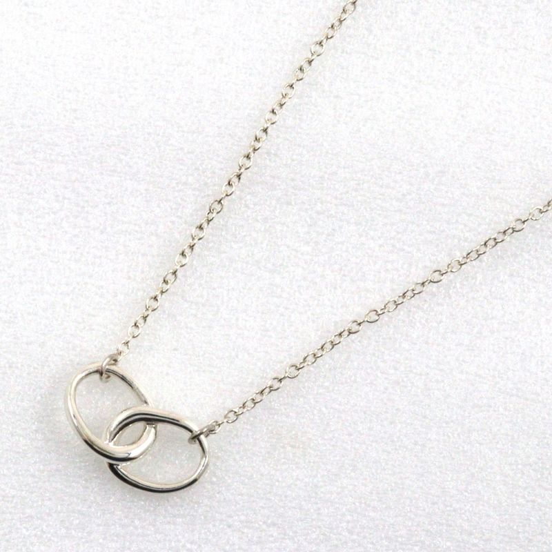 Tiffany & Co Double Loop Silver 925 Ladies 1.69g Necklace