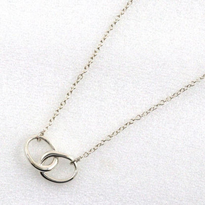 Tiffany & Co Double Loop Silver 925 Ladies 1.69g Necklace