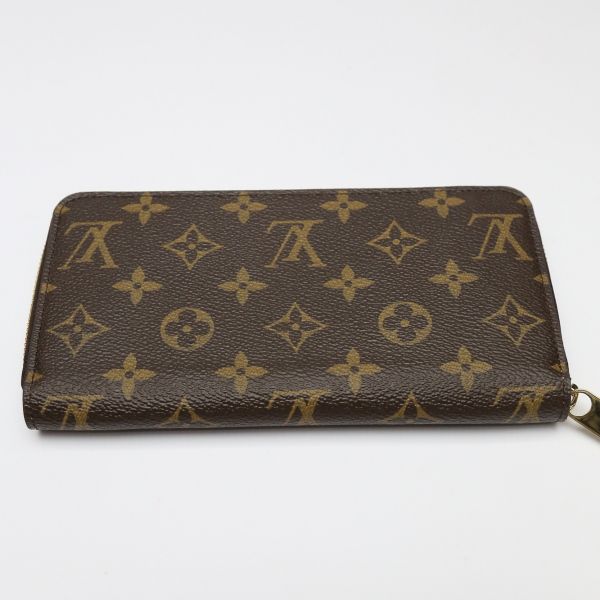 Louis Vuitton M41894 Monogram Zippy Wallet Round Zipper Long Wallet Louis