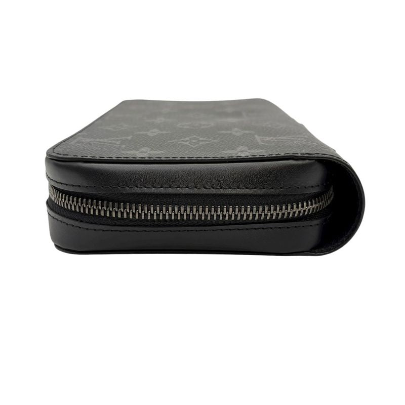 3232 Louis Vuitton Long Wallet Zippy XL M61698 Monogram Eclipse LV Wallet Black