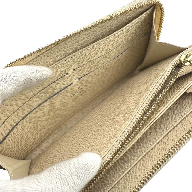 Louis Vuitton N60019 Azure Round Zipper Zippy Wallet Long Wallet Louis Vuitton