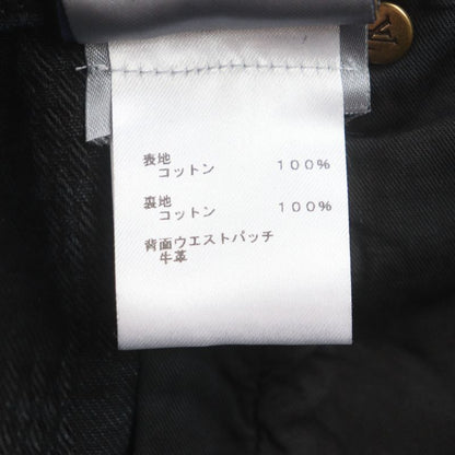  Louis Vuitton 24AW 1afx68 Damier Workwear Cotton Denim Pants Black 29 Made In