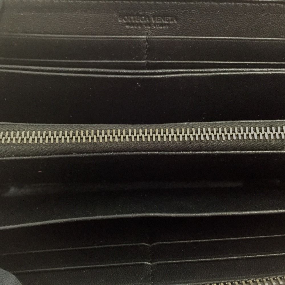 Bottega Veneta Long Wallet Round Zipper Intrecciato 275064