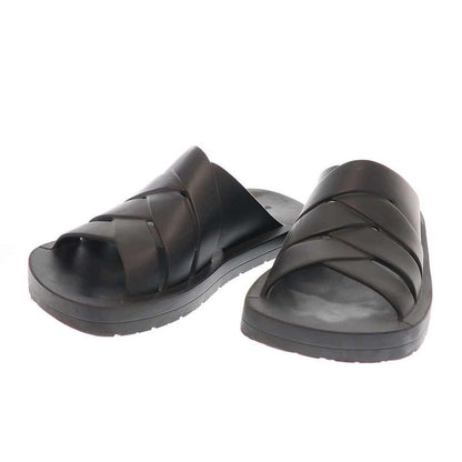 Bottega Veneta 23ss Mule Rubber Sandals Black 42