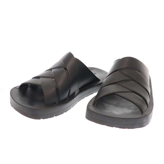 Bottega Veneta 23ss Mule Rubber Sandals Black 42