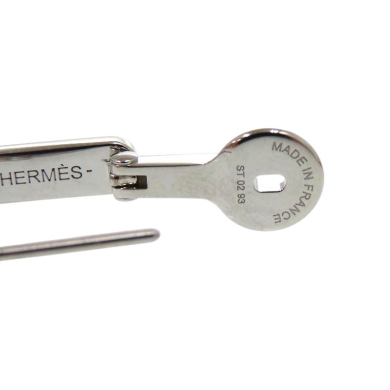Hermes Single Earrings Ettelier For One Ear H077357fp05 Metal Lacquered Metal
