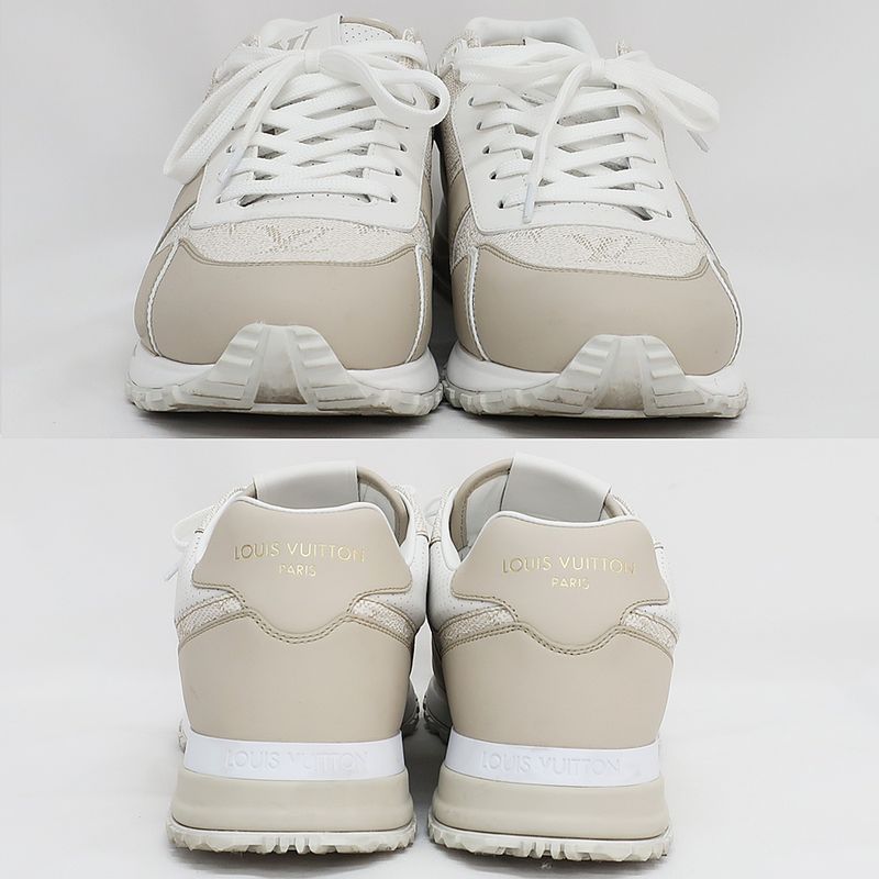 Louis Vuitton Runaway Sneakers - 1ahso4 Monogram Beige Notation Size
