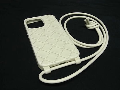 Bottega Veneta Intrecciato Rubber Iphone Case For Iphone 13pro Ivory