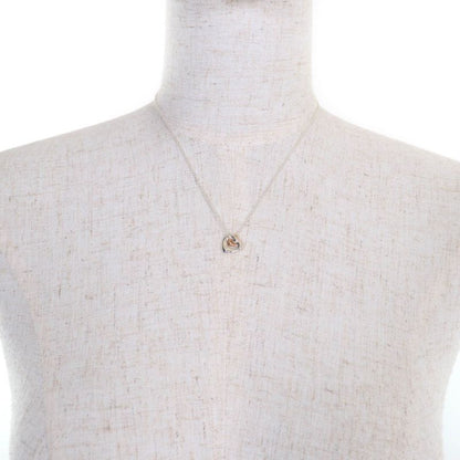 Tiffany & Co Elsa Peretti Open Heart Pendant 925 750 Combi