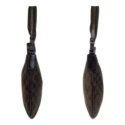 Gucci Brown GG Canvas/suede 001 1206 Shoulder Bag Women 504743