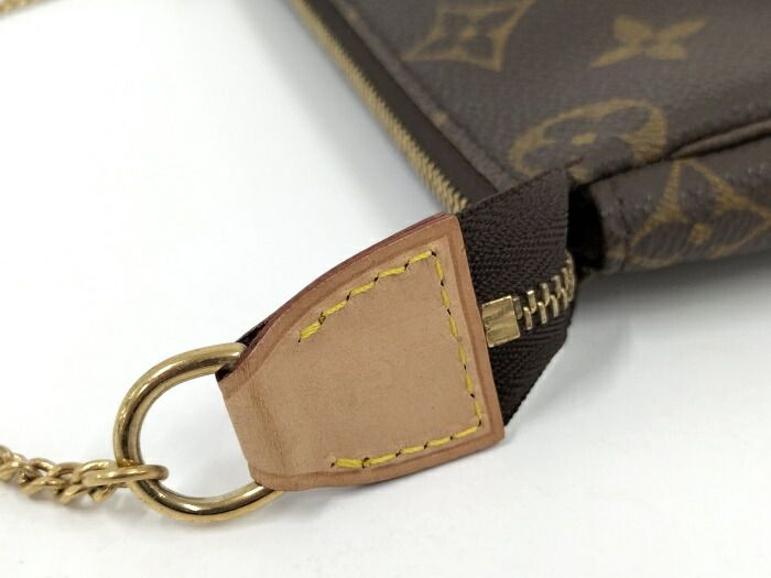 Louis Vuitton Mini Pochette Accessoire Handbag Monogram Brown M58009