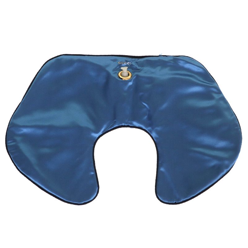 Gucci Silk Geometric G Travel Set Eye Mask Air Pillow Slippers 3-piece Set