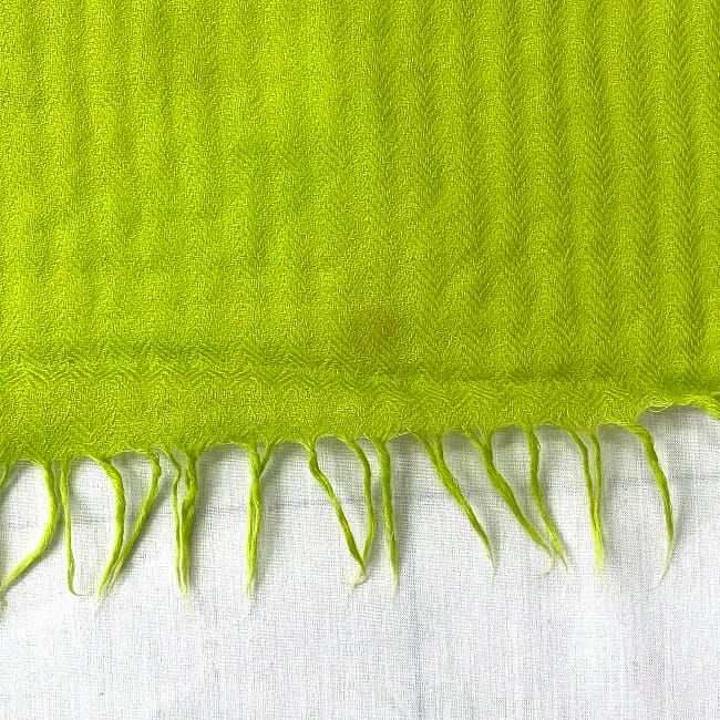 Hermes Shawl Light Green Excellent Condition Cleaned 80% Cashmere