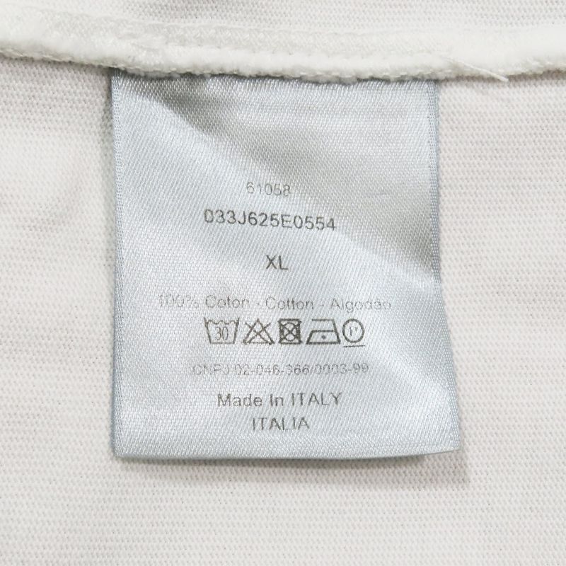 20ss Dior X Stuss Y T-Shirt Short Sleeve Round Neck Cut and Sewn XL Pink White