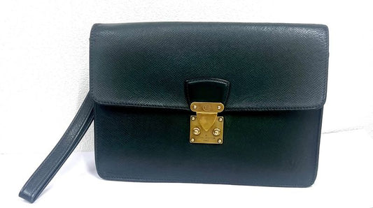 Louis Vuitton Pochette Clade Taiga Clutch Bag M30194 09ka733