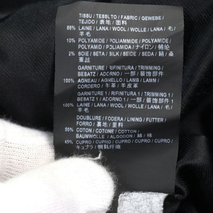 Saint Laurent Paris 354718 Eddie Period Leather Switched Stajan Teddy Jacket