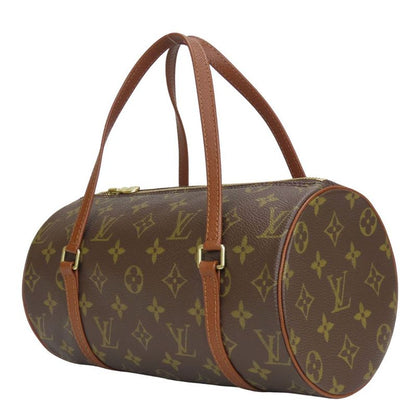 Louis Vuitton Handbag Papillon 26 M51366 Monogram Brown Old Shape Cylindrical