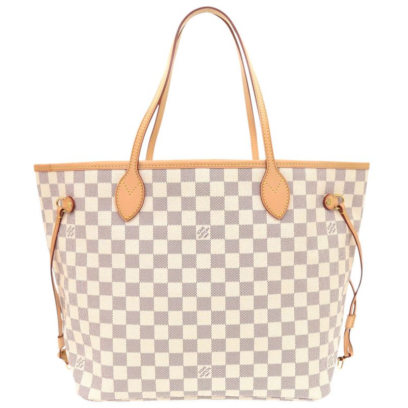 Louis Vuitton Neverfull MM Damier Azure N51107 Tote Bag LV 0562 Louis Vuitton