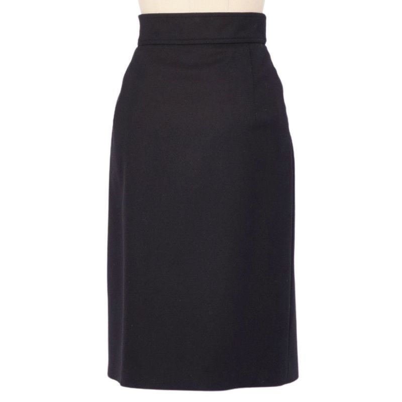 Hermes Skirt 22AW Wool None Fabric Bottoms Rede