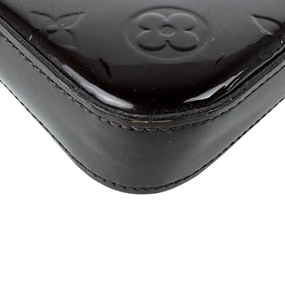 Louis Vuitton Chain Wallet Crossbody Shoulder Bag Monogram Vernis Pochette