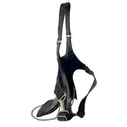 Chanel Shoulder Bag Jacket Black Silver Hardware / Coco Mark / Matelasse