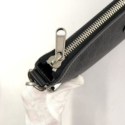 Gucci 2-way Bag Interlocking G GG Supreme Body Bag Canvas Black Shoulder Bag