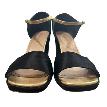 22ss Christian Dior Suede Satin Sandals Size 34 1/2 21.5cm (8.46in) Equivalent