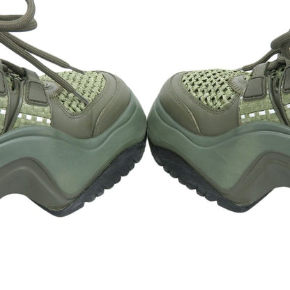 Louis Vuitton 2023 Item Arkwright 2.0 Raffia Leather Sneakers 37 23.5cm