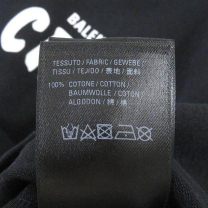 Balenciaga 20SS 620941 100% Cotton CREW Logo Print Short Sleeve Short Sleeve