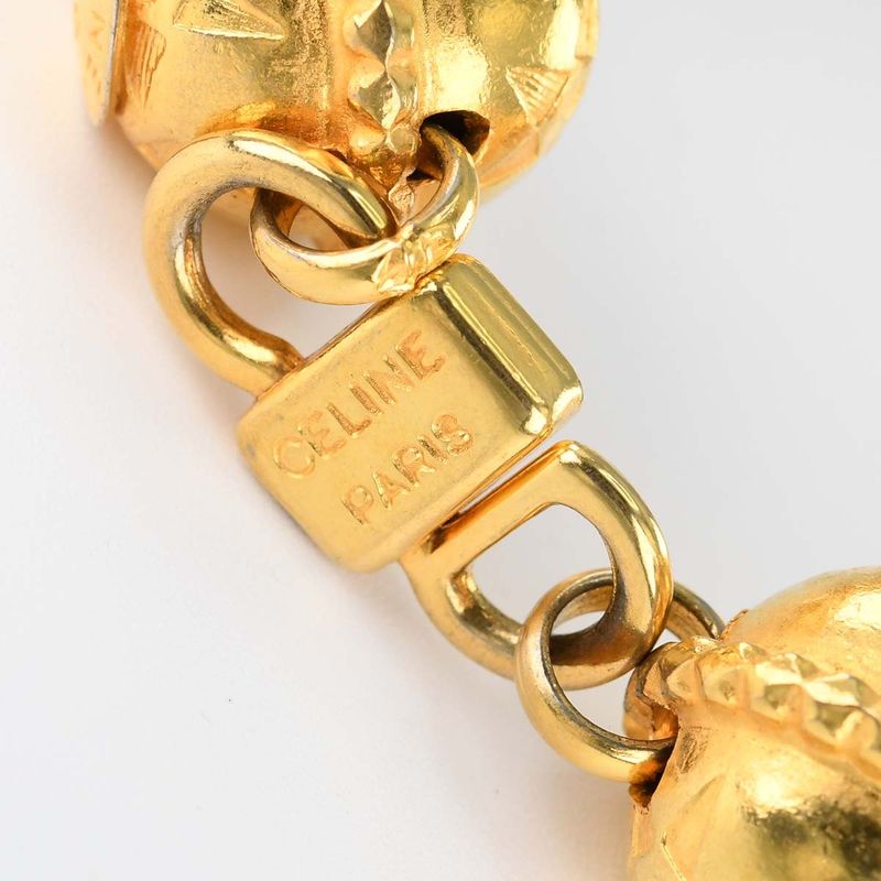 Celine Bracelet Star Ball GP Gold Color Ladies Accessories H7963