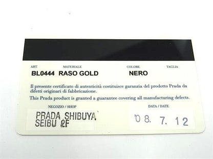 Prada Bl0444 Satin 2WAY Handbag Shoulder Crossbody Mini Bag Ladies