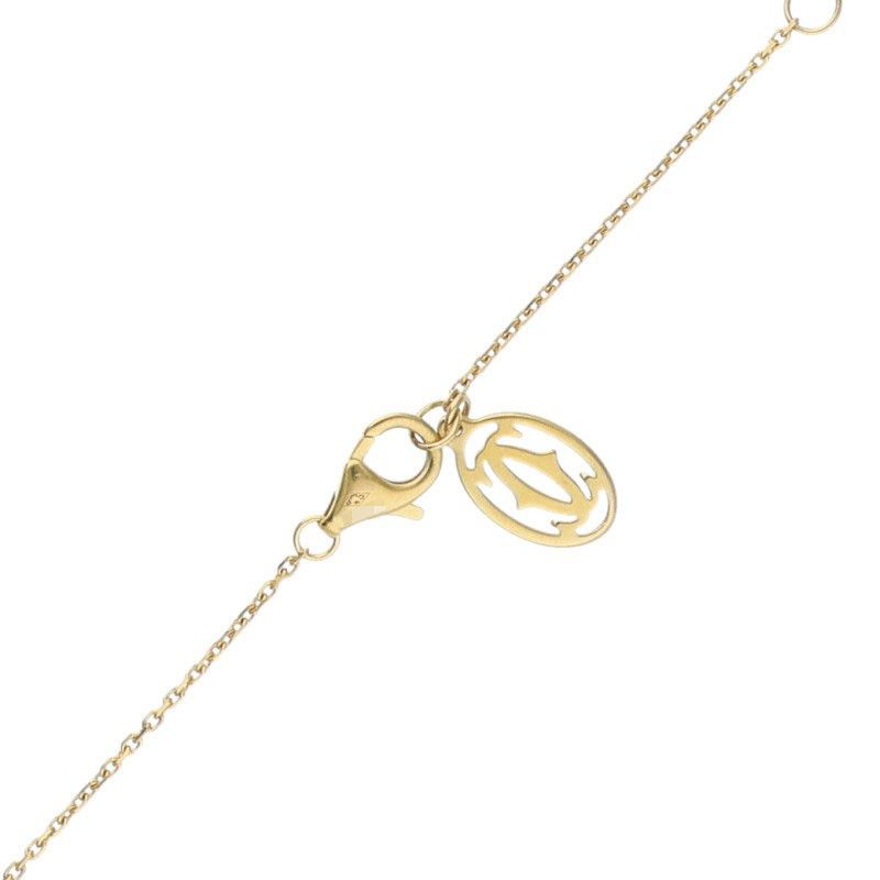 Cartier Diamants Légers De 18K Yellow Gold 6P Diamond Necklace Ladies