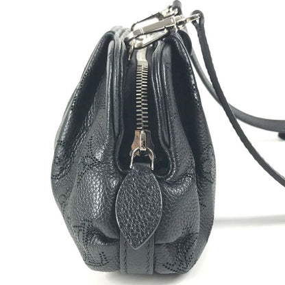 Louis Vuitton Shoulder Bag Scala Mini M80093 Monogram Mahina Leather Noir Black