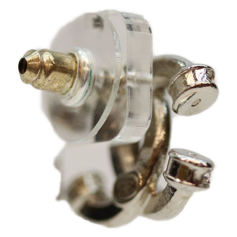 Chanel A24V GP Rhinestone Coco Mark Earrings