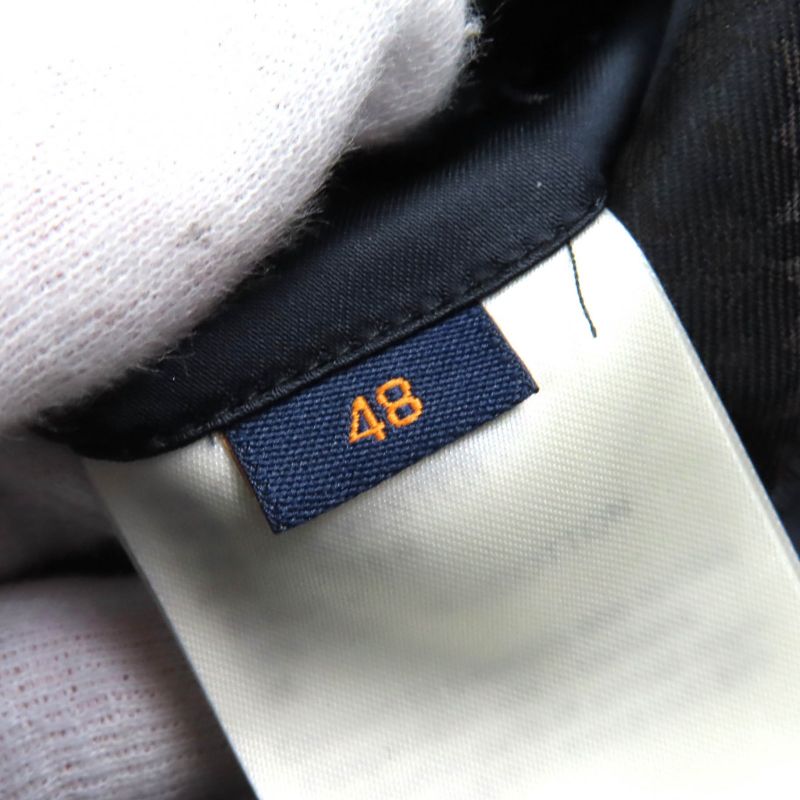 Louis Vuitton 2023 Hofj8w 100% Wool PONT NEUF FIT Allover Peaked Lapel Single