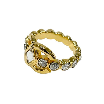 Chanel Ring Coco Mark Rhinestone