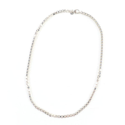 Tiffany & Co Venetian Necklace 925 Silver With Box And Storage Bag