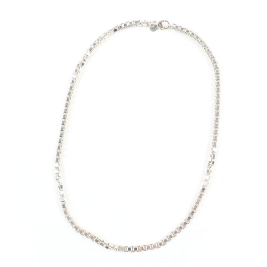 Tiffany & Co Venetian Necklace 925 Silver With Box And Storage Bag