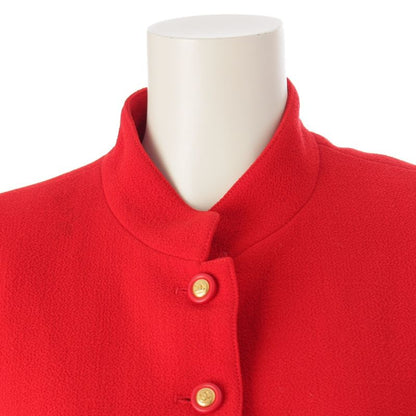 Chanel 96A Wool Coco Button Stand Collar Tweed Jacket Outerwear P08270v04977