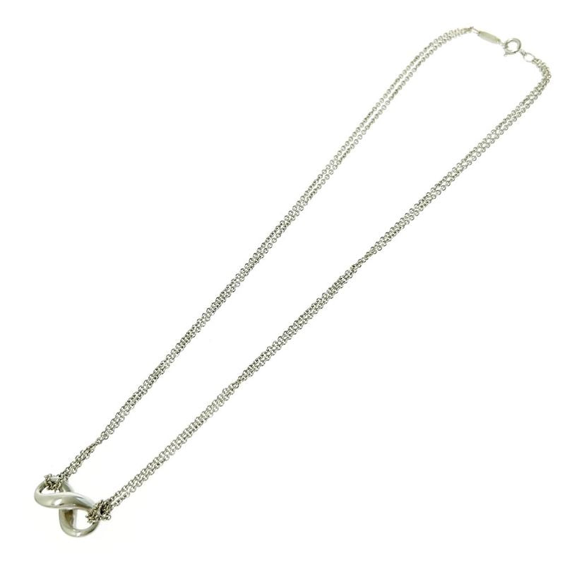 Tiffany & Co Silver Infinity Necklace 7.5g 925 Engraved 404788 Necklace
