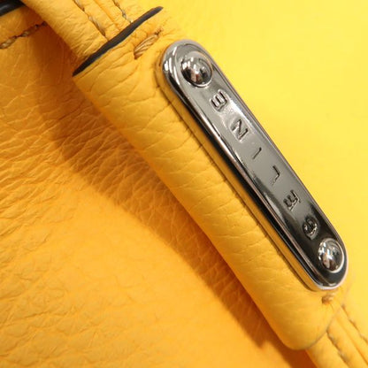 Celine Shoulder Bag 162863 Leather 1028 Yellow Cadena Celine