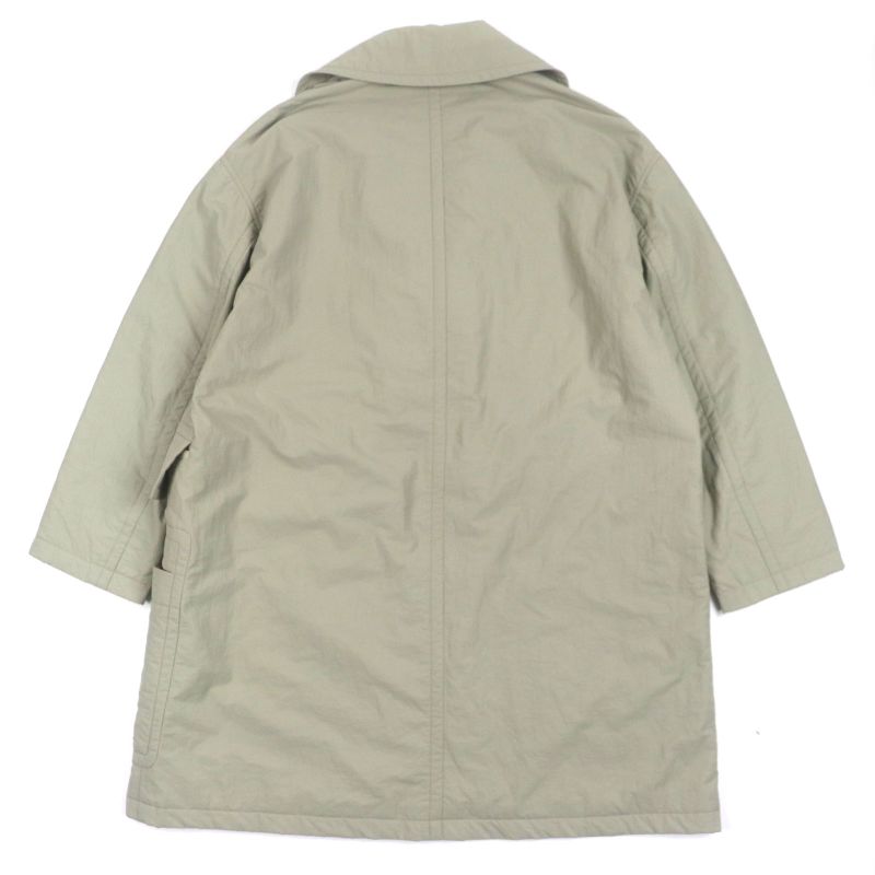  Hermes 22AW Silver Hardware Lightweight Single Chester Mod Coat With Padding